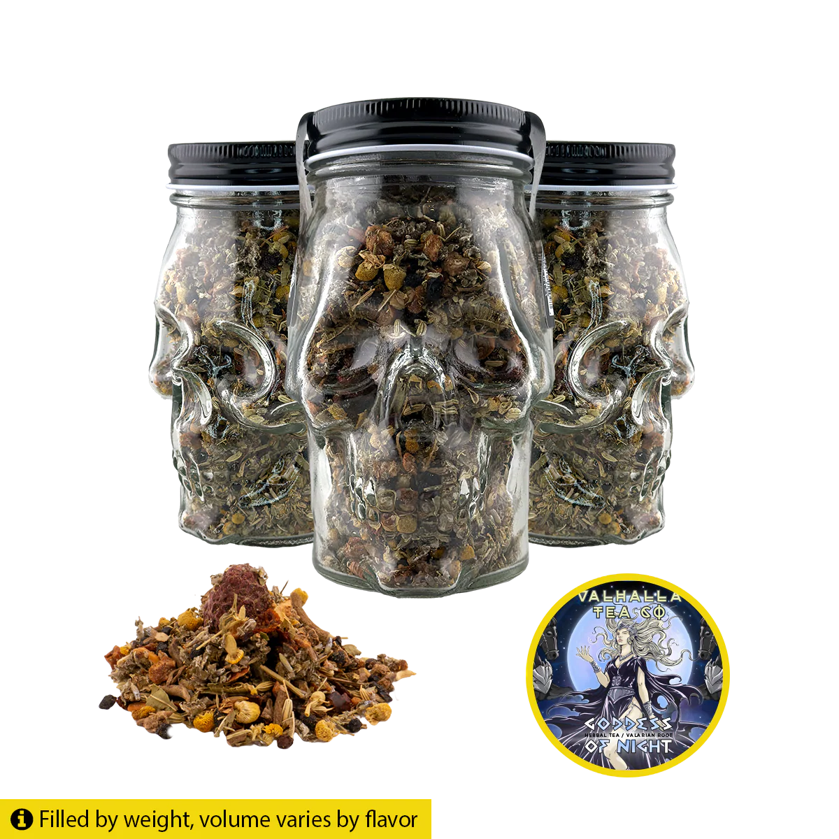 Goddess of Night | Valerian Root, Chamomile, Lavender | Herbal Tea | Non-Caffeinated - Image 3