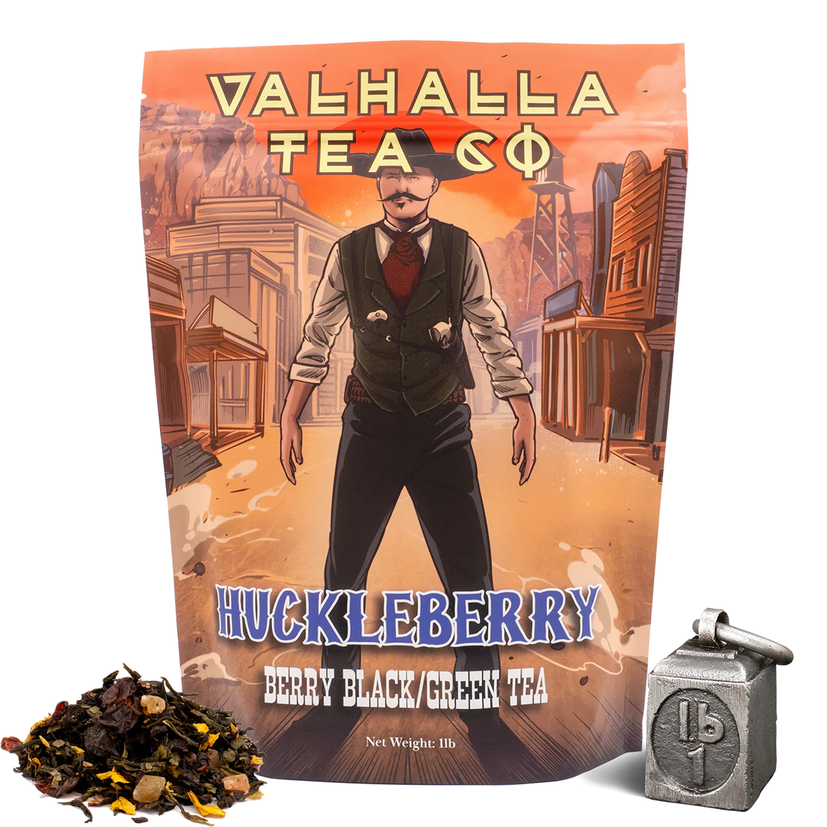 Huckleberry | Blueberries, Papaya, Rose | Black/Green Tea | Caffeinated - Image 4