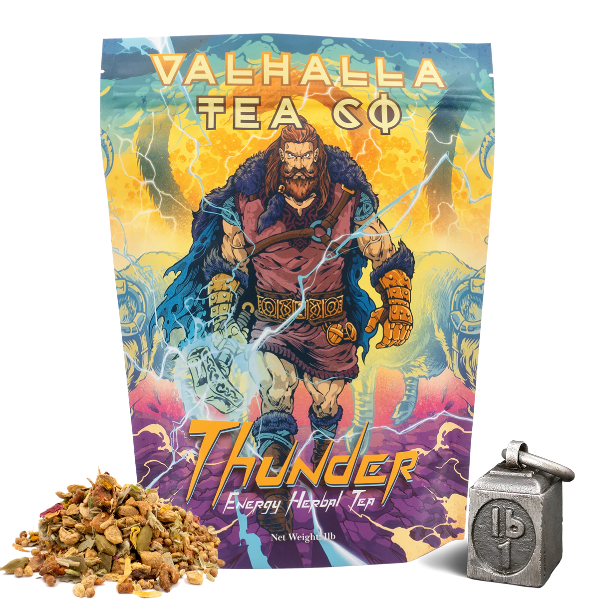 Thunder | Spicy & Fruity | Energy Herbal Tea | Non-Caffeinated - Image 4