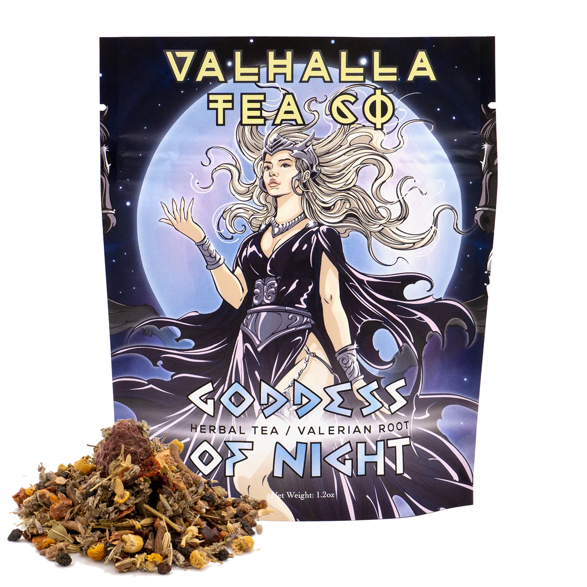 Wholesale - Goddess of Night | Valerian Root, Chamomile, Lavender | Herbal Tea | Non-Caffeinated - Image 2