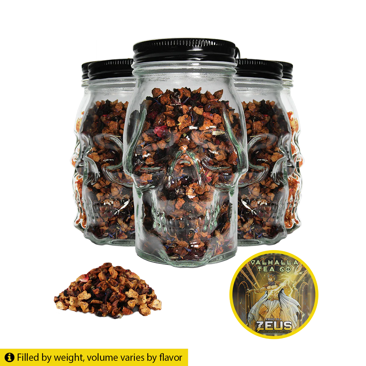 Zeus | Pomegranate, Blueberries, Hibiscus | Fruit Tea | Non-Caffeinated - Image 3