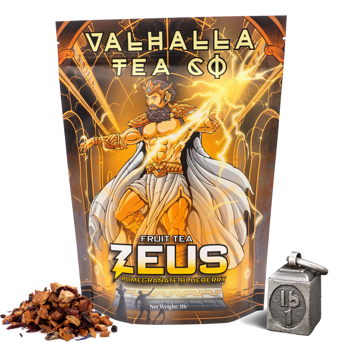 Zeus | Pomegranate, Blueberries, Hibiscus | Fruit Tea | Non-Caffeinated - Image 4